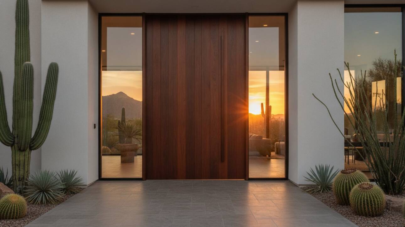 Wood Front Door Refinishing in Phoenix: The 2026 Guide to Luxury Restoration