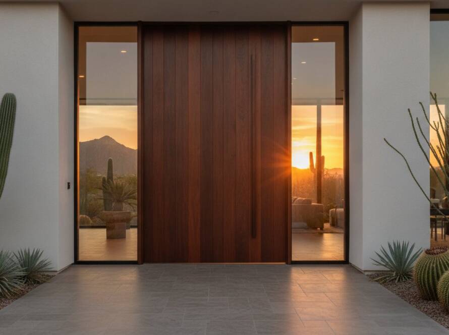 Wood Front Door Refinishing in Phoenix: The 2026 Guide to Luxury Restoration