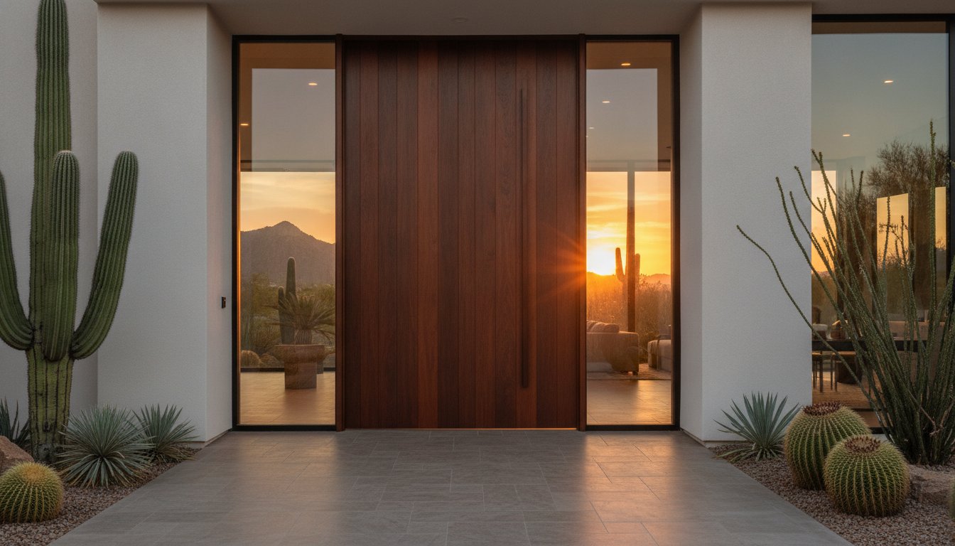 Wood Front Door Refinishing in Phoenix: The 2026 Guide to Luxury Restoration