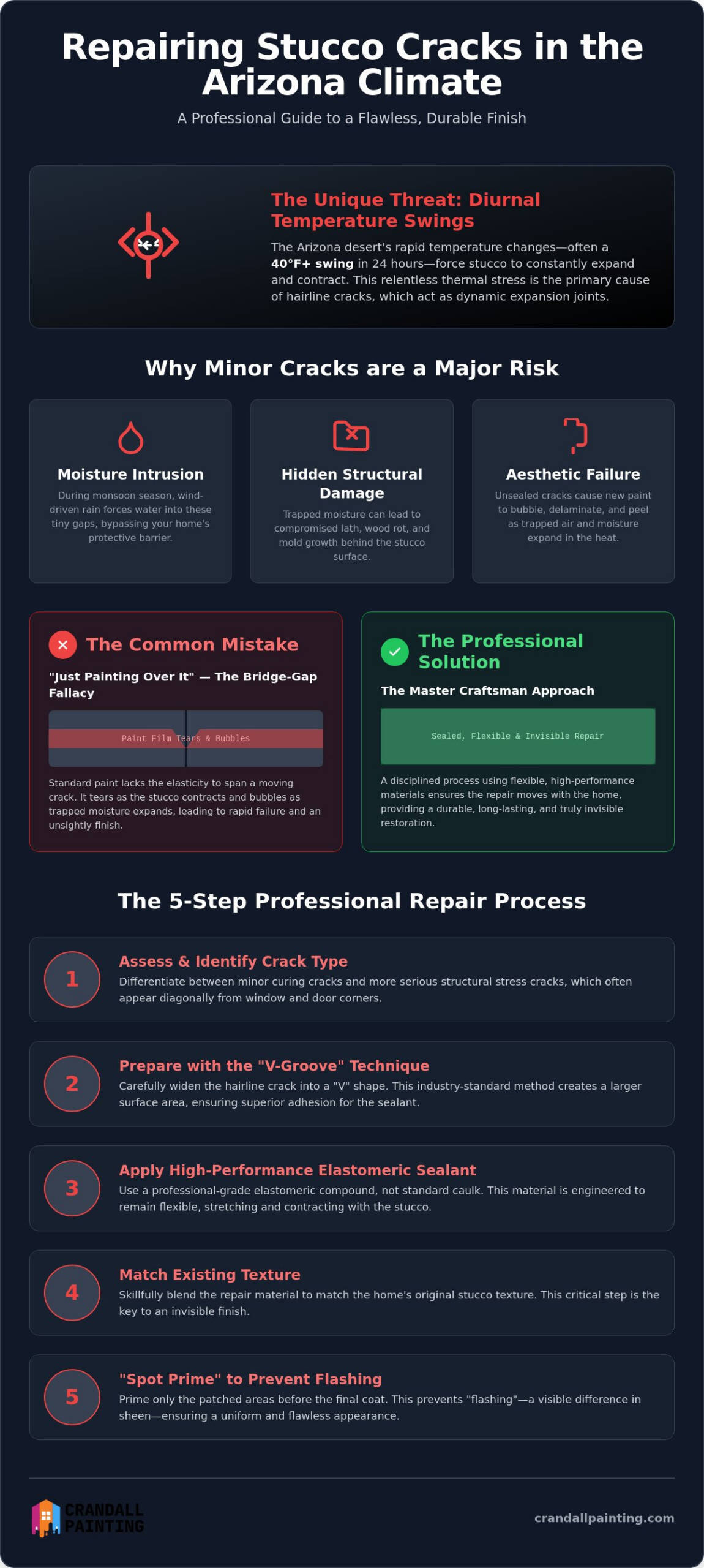 How to Repair Hairline Cracks in Stucco Before Painting: The Professional 2026 Guide