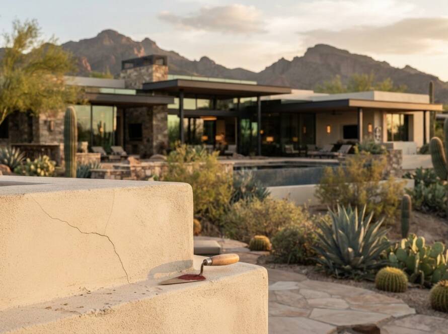 Desert Mountain Stucco Hairline Crack Repair Guide