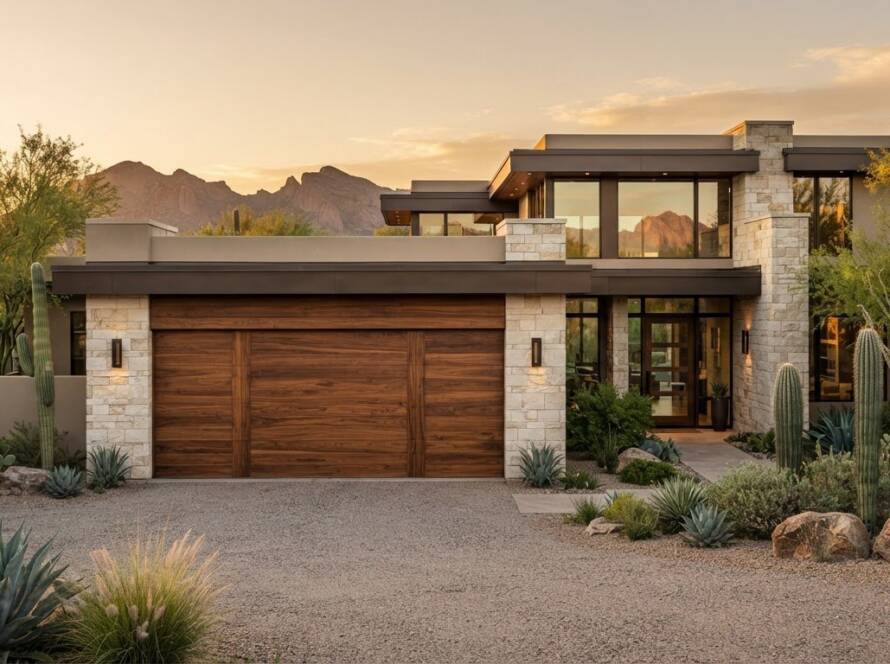 Wood Staining Guide for Paradise Valley Garage Doors