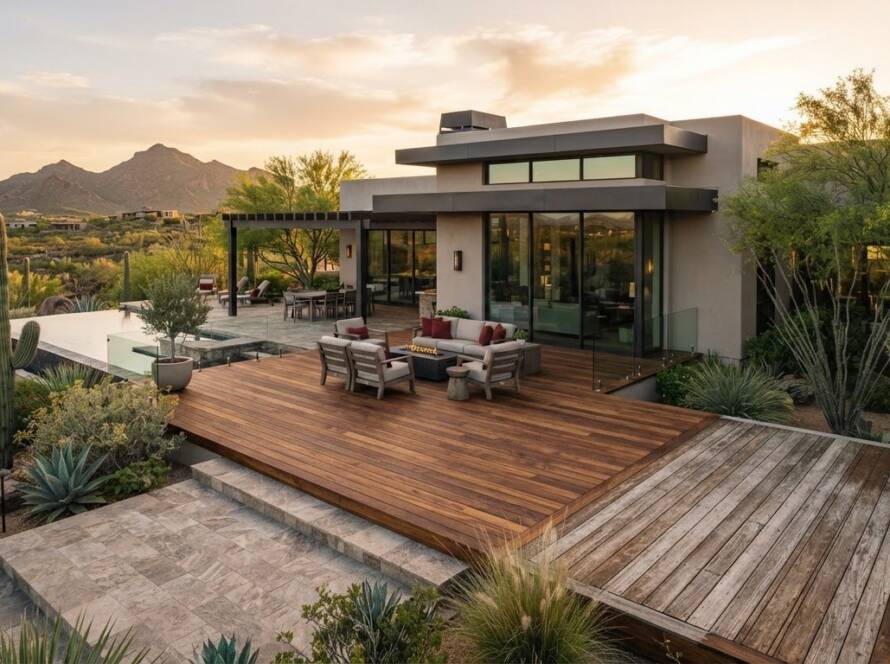 Wood Staining for Decks and Patios in Carefree: A 2026 Guide