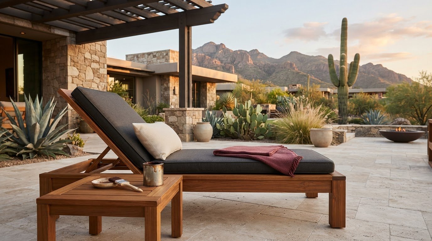 How to Choose and Apply Stain to Outdoor Furniture in Carefree