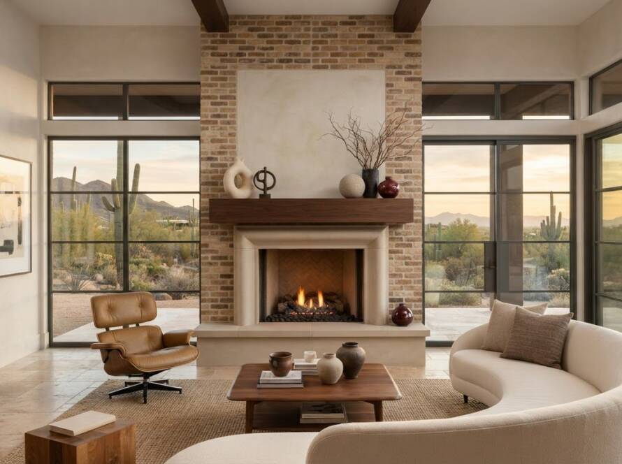 How to Decorate Brick Fireplace Surrounds and Choose Finishes