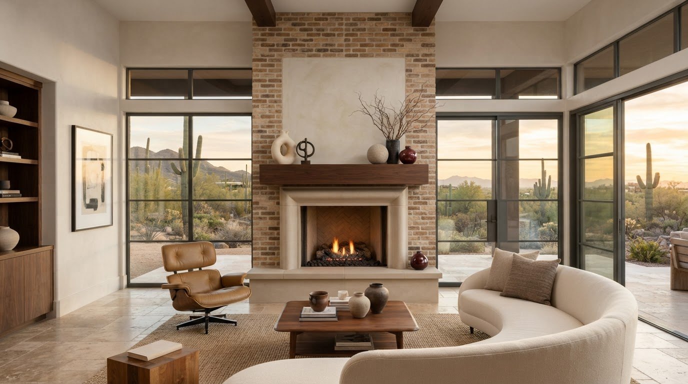 How to Decorate Brick Fireplace Surrounds and Choose Finishes